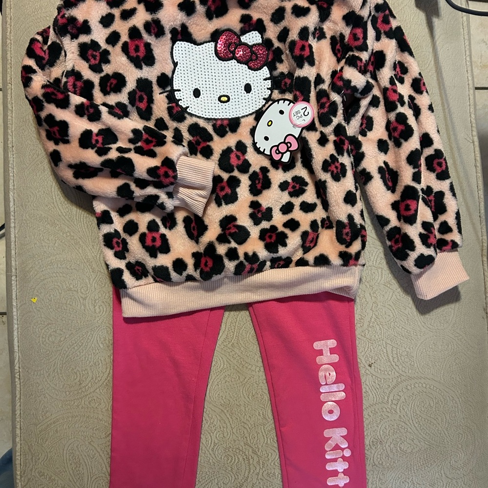 Hello Kitty Pink and Black Kids Matching Set